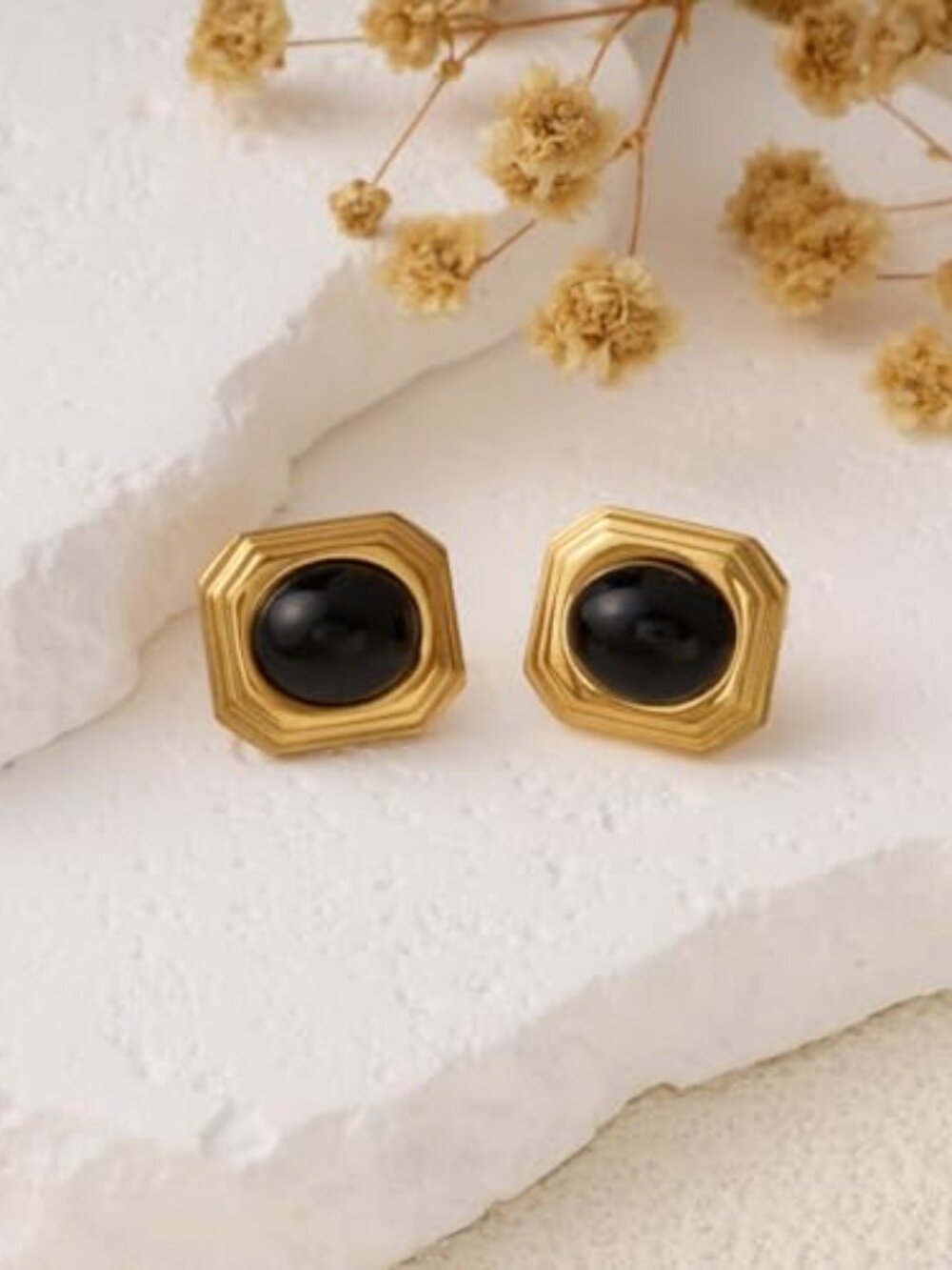 New - 18K Gold Plated Earrings for Women Cute Earrings Chunky Drop Dangle